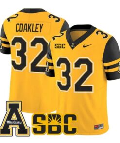 Dexter Coakley Jersey #32 App State Mountaineers 2026 Vapor Stitched by My Store NCAA Football Jerseys