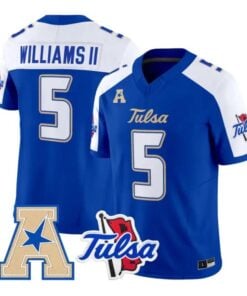 Dexter Williams II Jersey #5 Tulsa Golden Hurricane 2026 All Stitched by My Store NCAA Football Jerseys