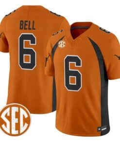 Dia Bell Jersey #6 Texas Longhorns 1990 Throwback 2026 Vapor Limited Stitched by My Store NCAA Football Jerseys