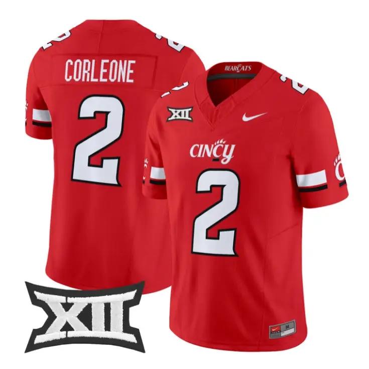 Dontay Corleone Jersey #2 Cincinnati Bearcats 2026 Vapor Limited Stitched