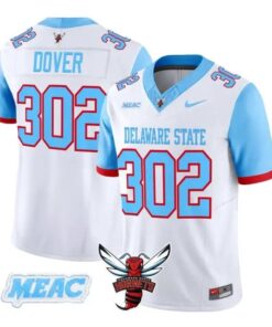Dover Jersey #302 Delaware State Hornets 2026 Vapor Limited Stitched by My Store NCAA Football Jerseys