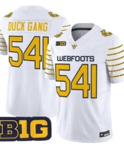 Duck Gang Jersey #541 Oregon Ducks 1916 Throwback 2026 Stitched by My Store NCAA Football Jerseys