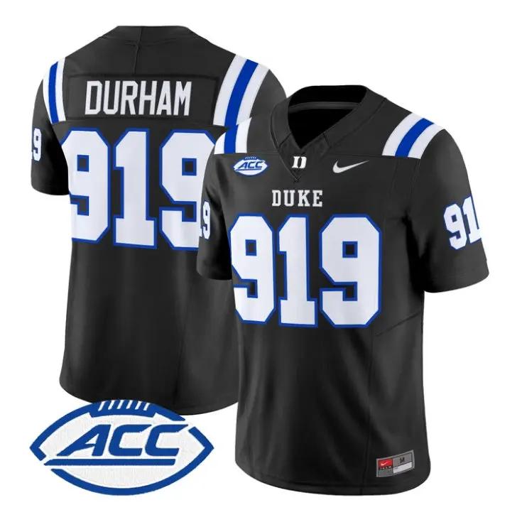 Durham Jersey #919 Duke Blue Devils 2026 Vapor Limited All Stitched by My Store NCAA Football Jerseys