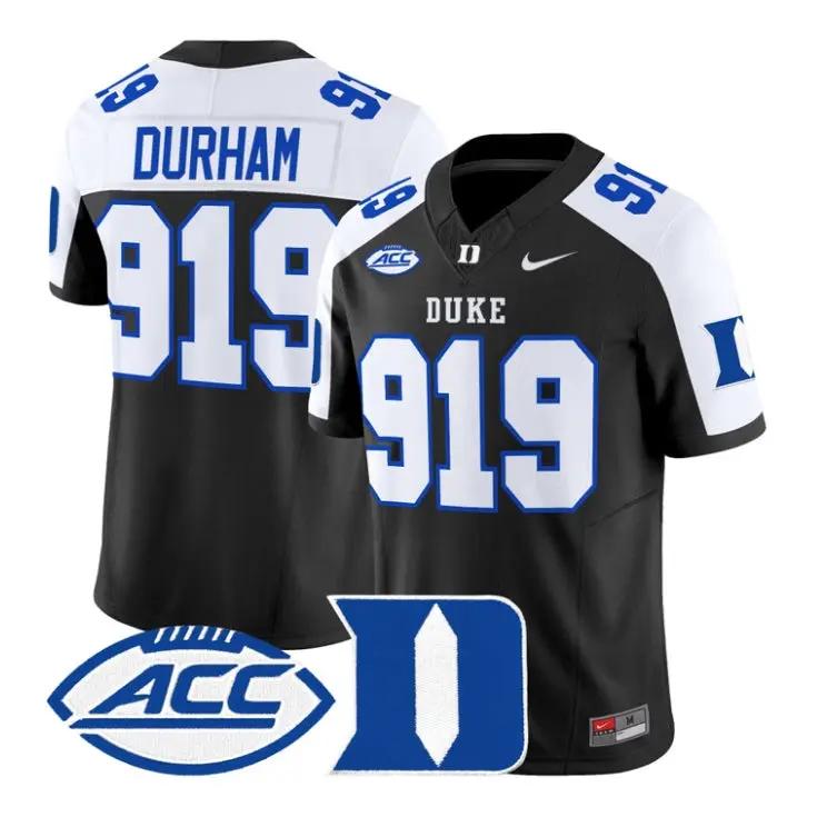 Durham Jersey #919 Duke Blue Devils 2026 Vapor Limited All Stitched by My Store NCAA Football Jerseys