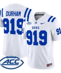 Durham Jersey #919 Duke Blue Devils 2026 Vapor Limited All Stitched by My Store NCAA Football Jerseys