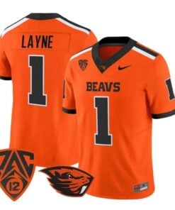 Dylan Layne Jersey #1 Oregon State Beavers 2026 Vapor All Stitched by My Store NCAA Football Jerseys