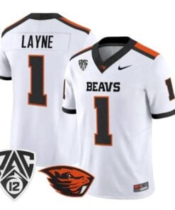 Dylan Layne Jersey #1 Oregon State Beavers 2026 Vapor All Stitched by My Store NCAA Football Jerseys