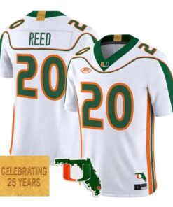 Ed Reed Jersey #20 Miami Hurricanes 2001 Throwback 2026 Limited Stitched by My Store NCAA Football Jerseys