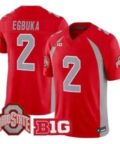 Emeka Egbuka Jersey #2 Ohio State Buckeyes 1990 Throwback All Stitched by My Store NCAA Football Jerseys