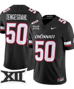 Evan Tengesdahl Jersey #50 Cincinnati Bearcats 2026 Vapor Limited Stitched