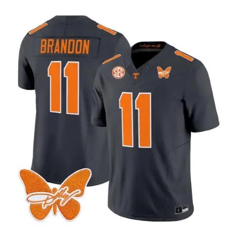 Faizon Brandon Jersey #11 Tennessee Volunteers 2026 Stitched by My Store NCAA Football Jerseys