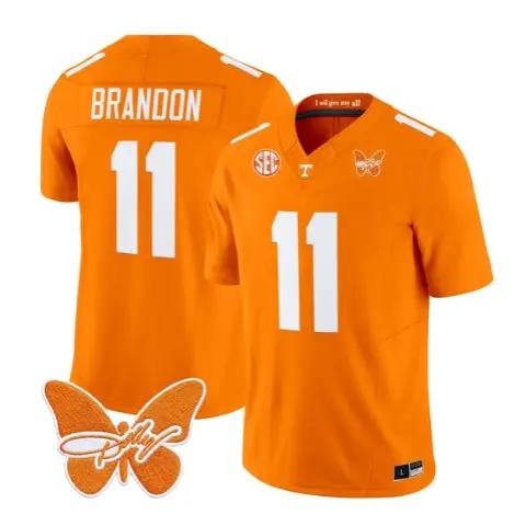 Faizon Brandon Jersey #11 Tennessee Volunteers 2026 Stitched by My Store NCAA Football Jerseys