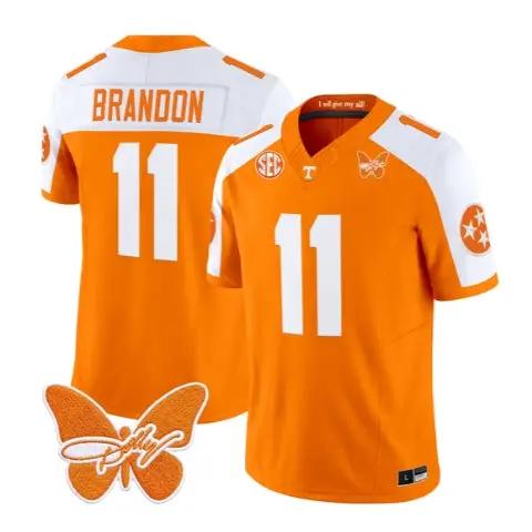 Faizon Brandon Jersey #11 Tennessee Volunteers 2026 Stitched by My Store NCAA Football Jerseys