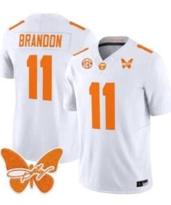 Faizon Brandon Jersey #11 Tennessee Volunteers 2026 Stitched by My Store NCAA Football Jerseys