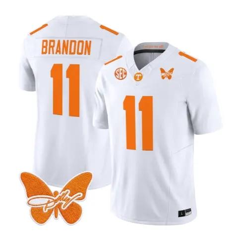 Faizon Brandon Jersey #11 Tennessee Volunteers 2026 Stitched by My Store NCAA Football Jerseys