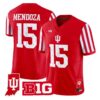 Fernando Mendoza Jersey #15 Indiana Hoosiers 2026 Indiana State Patch Stitched