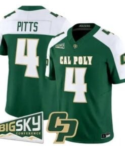 Fidel Tau Pitts Jersey #4 Cal Poly Mustangs 2026 All Stitched by My Store NCAA Football Jerseys