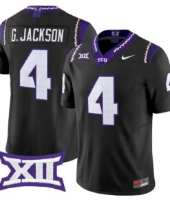 Gil Jackson Jr Jersey #4 TCU Horned Frogs 2026 Vapor Limited Football Stitched