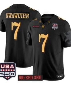 Godspower Nwawuihe Jersey #7 Army Black Knights 2026 Vapor Limited All Stitched by My Store NCAA Football Jerseys