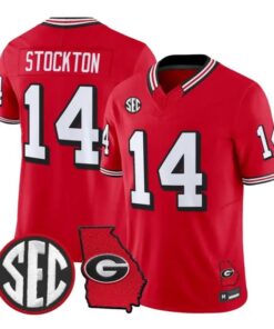 Gunner Stockton Jersey #14 Georgia Bulldogs 1995 Throwback 2026 Vapor Stitched by My Store NCAA Football Jerseys