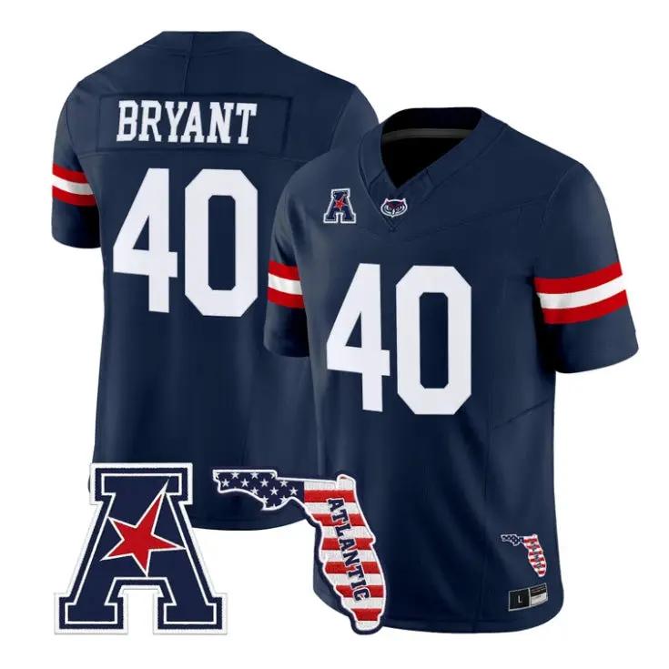 Harrison Bryant Jersey #40 Florida Atlantic Owls 2026 Vapor All Stitched by My Store NCAA Football Jerseys