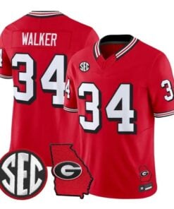 Herschel Walker Jersey #34 Georgia Bulldogs 1995 Throwback 2026 Vapor Stitched by My Store NCAA Football Jerseys