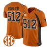 Hook 'Em Jersey #512 Texas Longhorns 1990 Throwback 2026 Vapor Limited Stitched