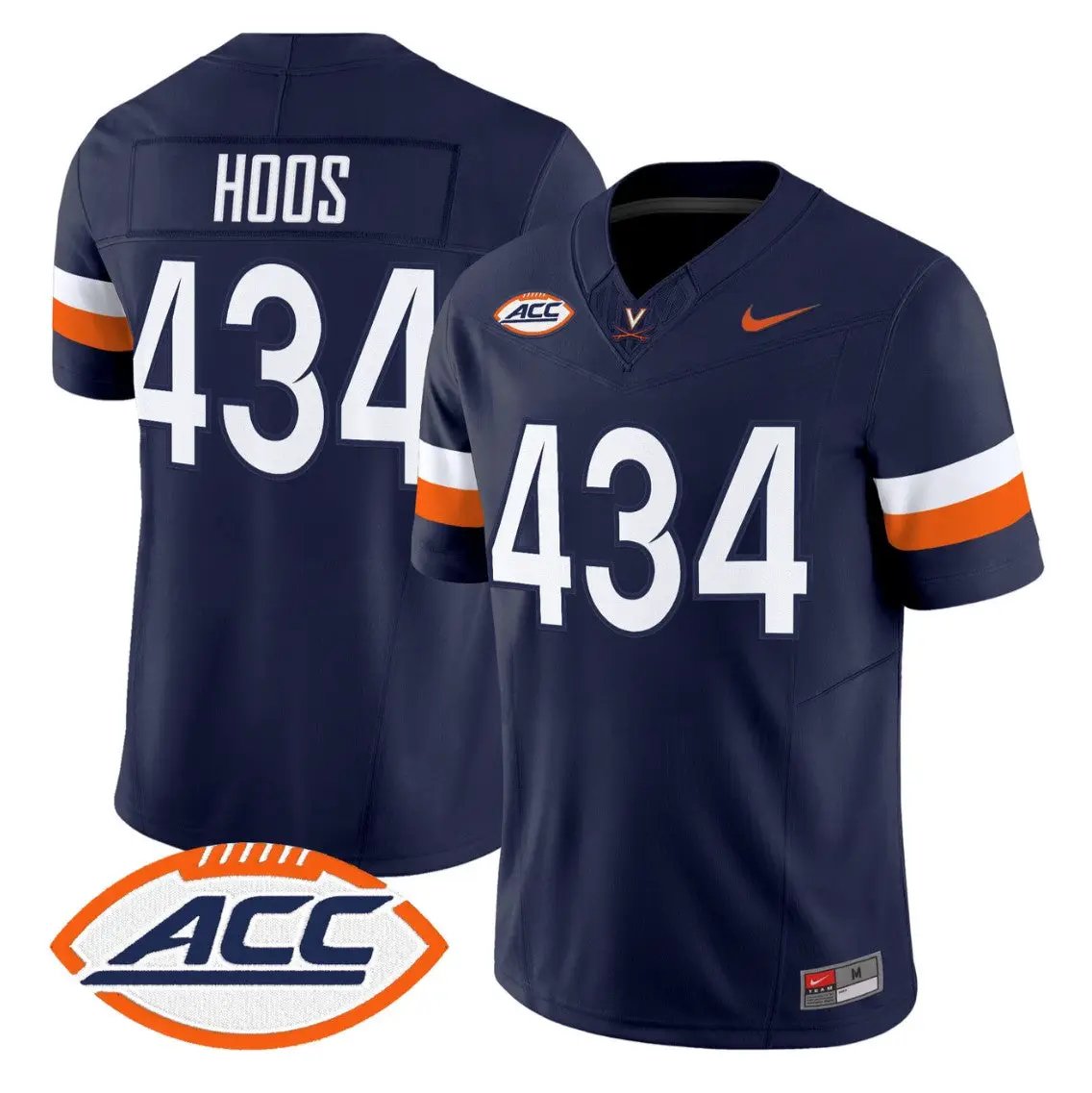 Hoos Jersey #434 Virginia Cavaliers 2026 Vapor Limited Stitched - Top Design Fan Hoos Jersey #434 Virginia Cavaliers 2026 Vapor Limited Stitched