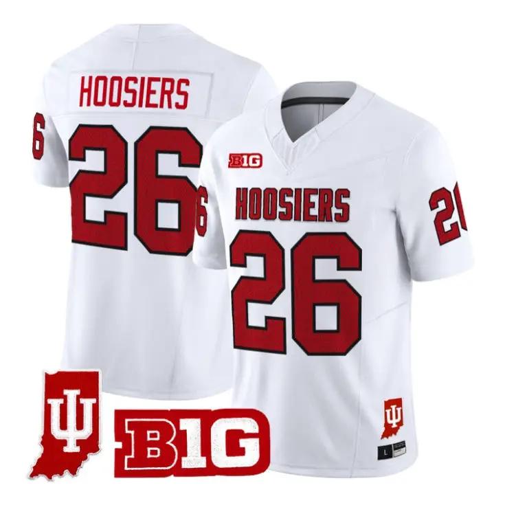 Hoosiers Jersey #26 Indiana Hoosiers 90s Throwback 2026 Limited Stitched by My Store NCAA Football Jerseys
