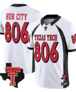 Hub City Jersey #806 Texas Tech Red Raiders 2026 Texas Patch All Stitched by My Store NCAA Football Jerseys