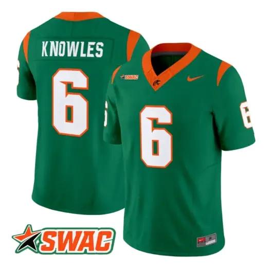 Isaiah Knowles Jersey #6 Florida A&M Rattlers 2026 Limited Stitched by My Store NCAA Football Jerseys