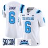 Ismael Zamor Jersey #6 The Citadel Bulldogs 2026 Vapor Limited Stitched