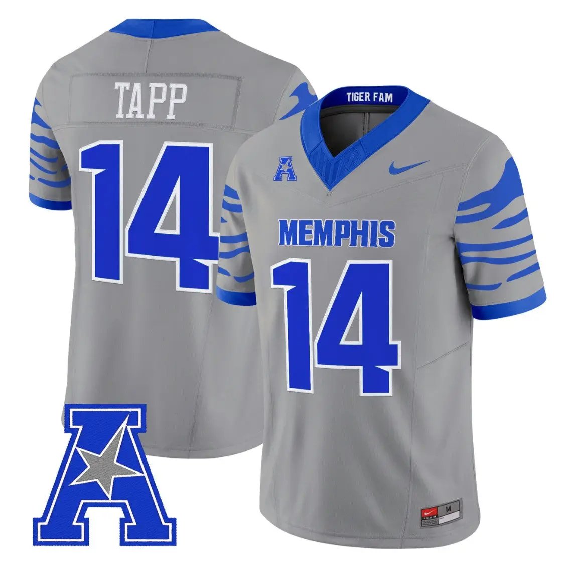 jmond-tapp-jersey-14-memphis-tigers-2026-vapor-limited-all-stitched-01 - Top Design Fan J'Mond Tapp Jersey #14 Memphis Tigers 2026 Vapor Limited All Stitched