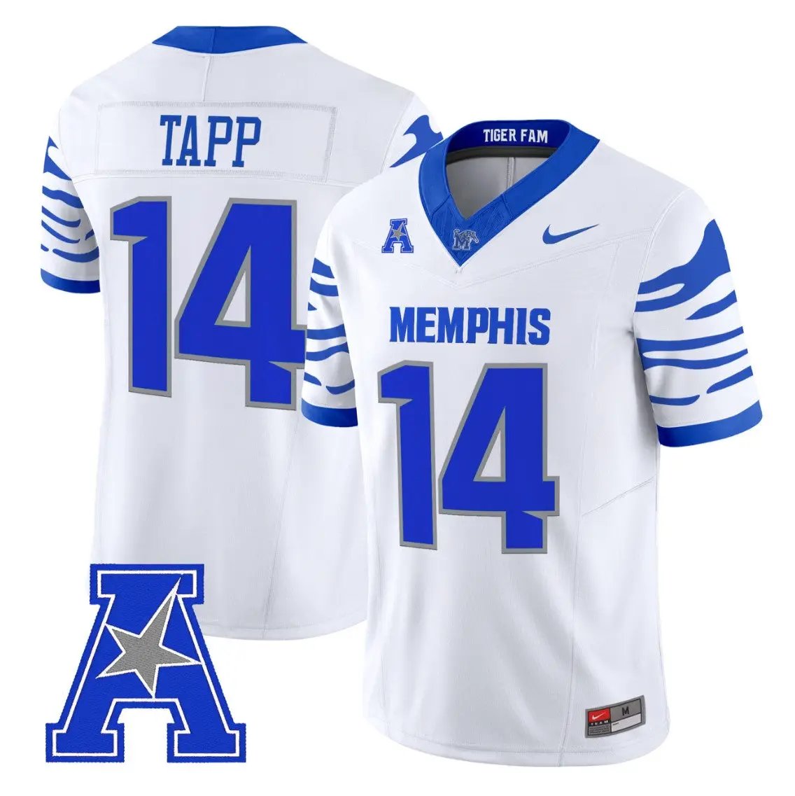 jmond-tapp-jersey-14-memphis-tigers-2026-vapor-limited-all-stitched-03 - Top Design Fan J'Mond Tapp Jersey #14 Memphis Tigers 2026 Vapor Limited All Stitched