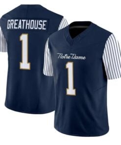Jaden Greathouse Jersey #1 Notre Dame Fighting Irish 2026 Limited All Stitched by My Store NCAA Football Jerseys