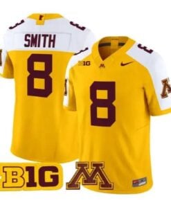 Jalen Smith Jersey #8 Minnesota Golden Gophers 2026 Stitched by My Store NCAA Football Jerseys