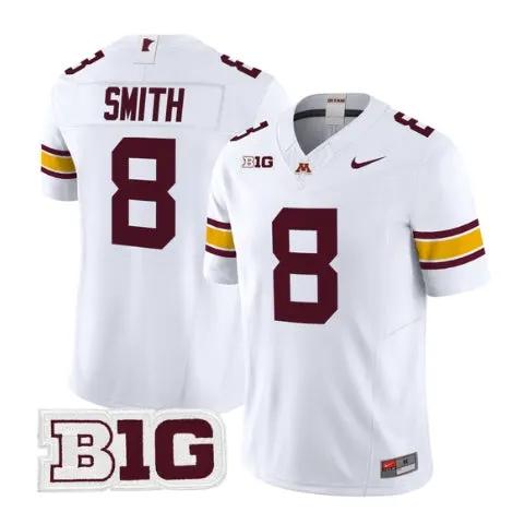 Jalen Smith Jersey #8 Minnesota Golden Gophers 2026 Stitched by My Store NCAA Football Jerseys