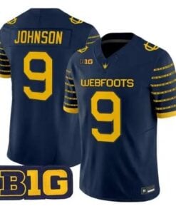 Jamari Johnson Jersey #9 Oregon Ducks 1916 Throwback All Stitched by My Store NCAA Football Jerseys