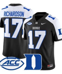 Jared Richardson Jersey #17 Duke Blue Devils 2026 Vapor All Stitched by My Store NCAA Football Jerseys
