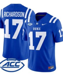 Jared Richardson Jersey #17 Duke Blue Devils 2026 Vapor All Stitched by My Store NCAA Football Jerseys