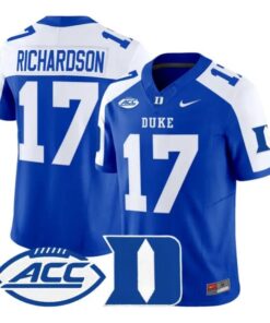 Jared Richardson Jersey #17 Duke Blue Devils 2026 Vapor All Stitched by My Store NCAA Football Jerseys