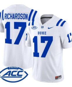 Jared Richardson Jersey #17 Duke Blue Devils 2026 Vapor All Stitched by My Store NCAA Football Jerseys