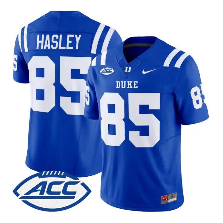 Jeremiah Hasley Jersey #85 Duke Blue Devils 2026 Vapor All Stitched by My Store NCAA Football Jerseys