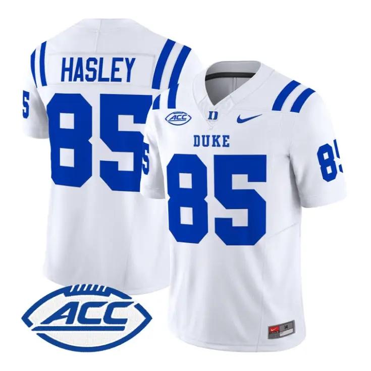 Jeremiah Hasley Jersey #85 Duke Blue Devils 2026 Vapor All Stitched by My Store NCAA Football Jerseys