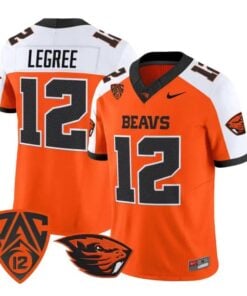Jesse LeGree Jersey #12 Oregon State Beavers 2026 Limited Stitched by My Store NCAA Football Jerseys
