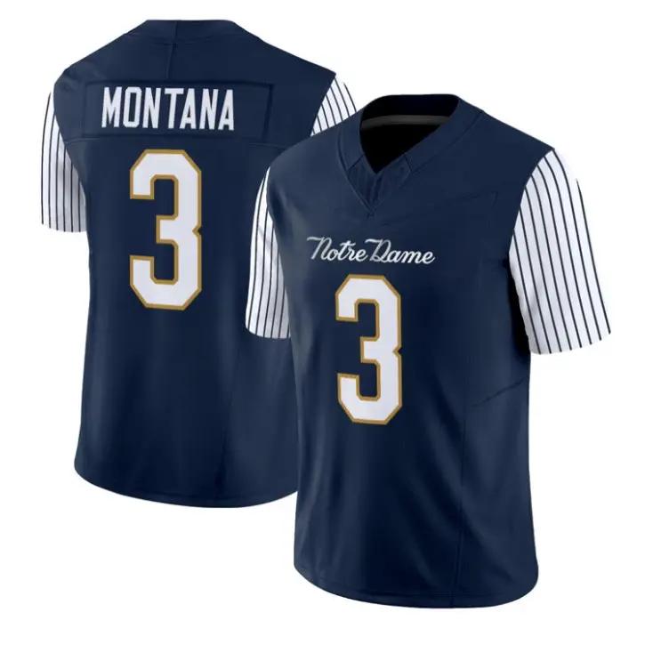 Joe Montana Jersey #3 Notre Dame Fighting Irish 2018 Shamrock Series Stitched by My Store NCAA Football Jerseys