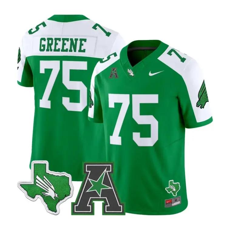 Joe Greene Jersey #75 North Texas Mean Green 2026 Limited Stitched by My Store NCAA Football Jerseys