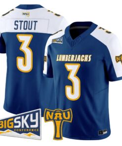 Joey Stout Jersey #3 Northern Arizona Lumberjacks 2026 Vapor Stitched