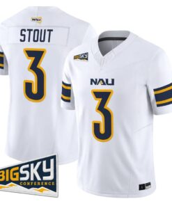 Joey Stout Jersey #3 Northern Arizona Lumberjacks 2026 Vapor Stitched