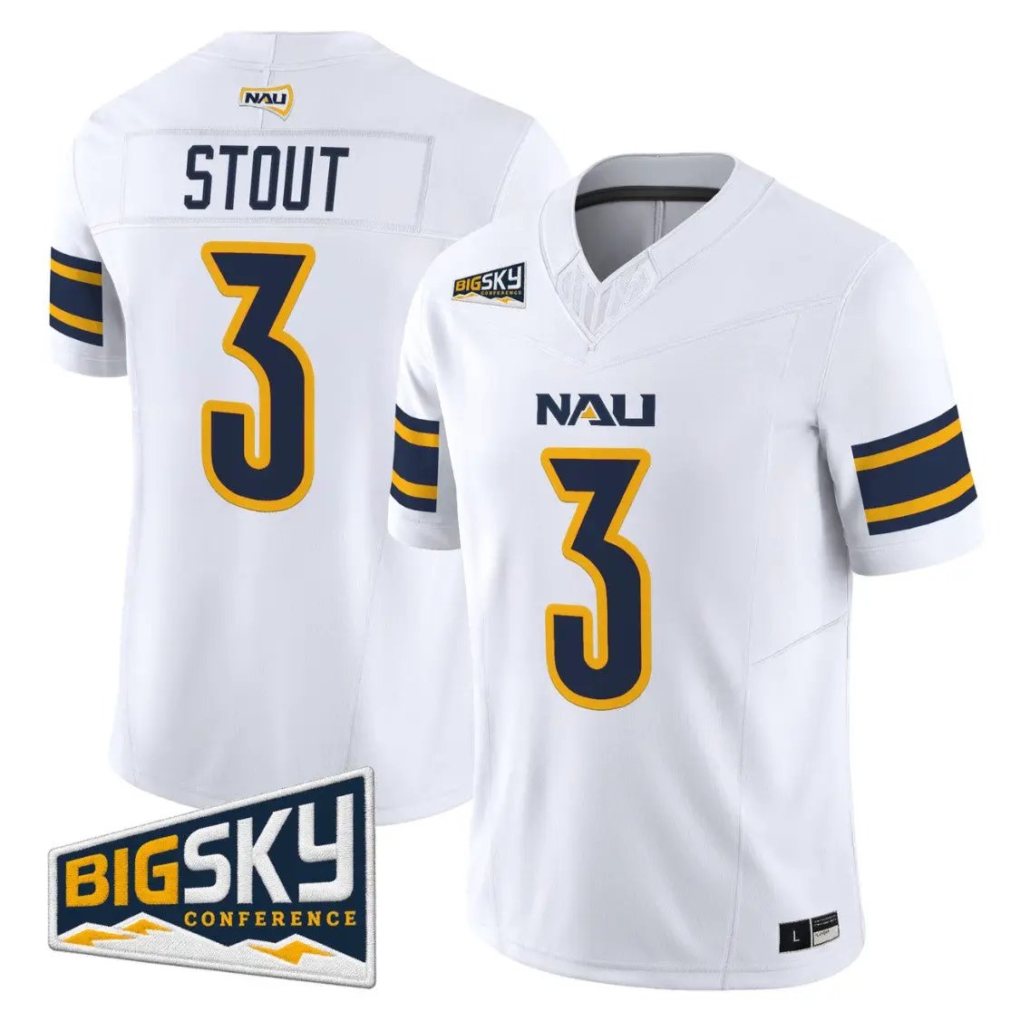 Joey Stout Jersey #3 Northern Arizona Lumberjacks 2026 Vapor Stitched